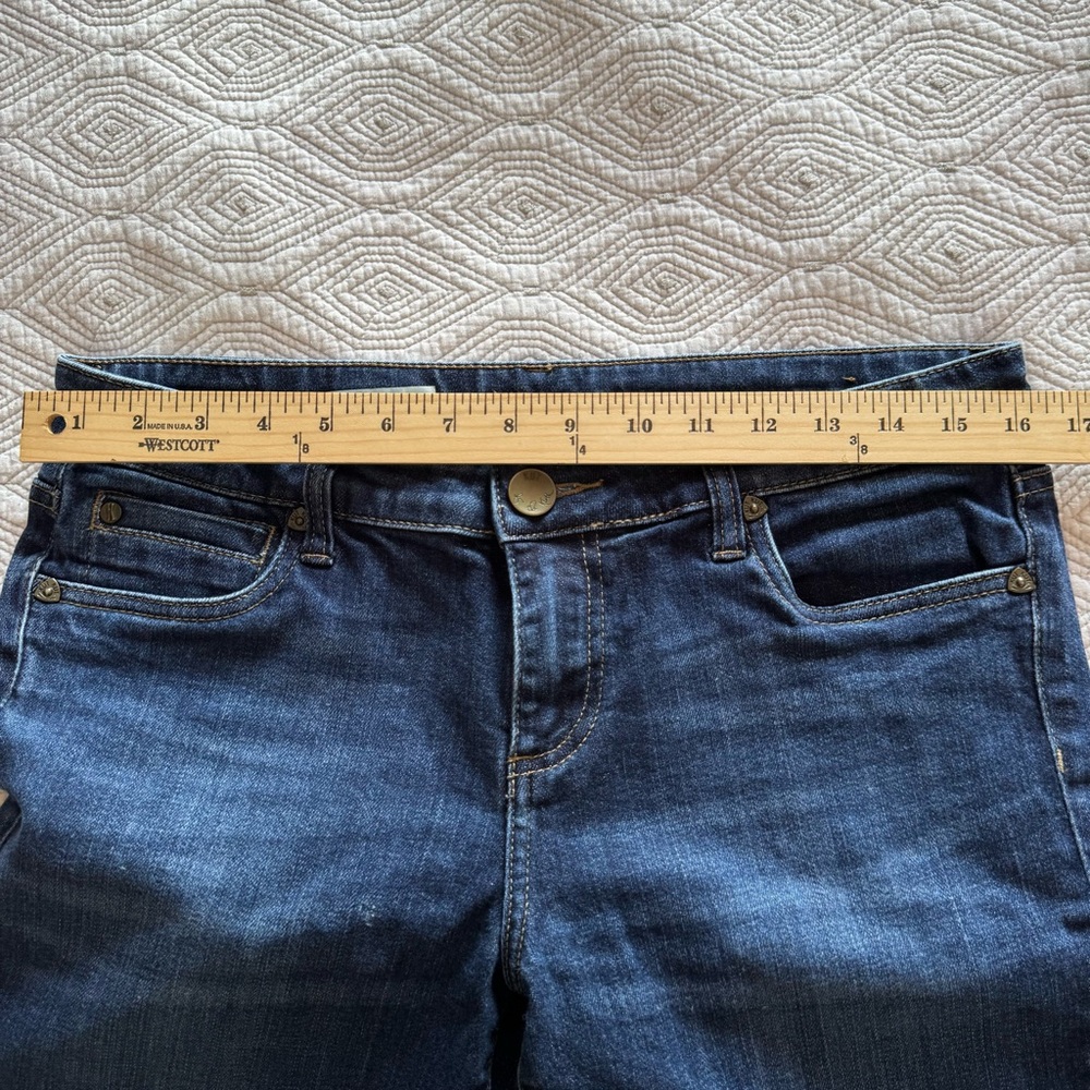 Kut from the Kloth Catherine Boyfriend Jeans Straight Leg Mid Rise Denim Sz 8 - Picture 9 of 16